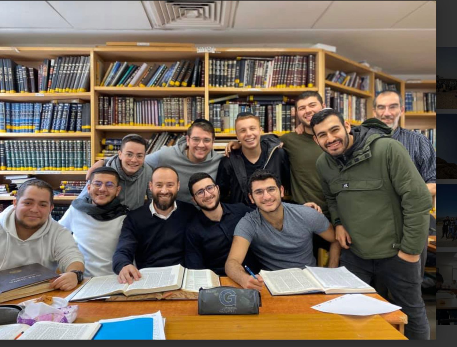 Rav David Partouche, section francophone du Mahon Meir
